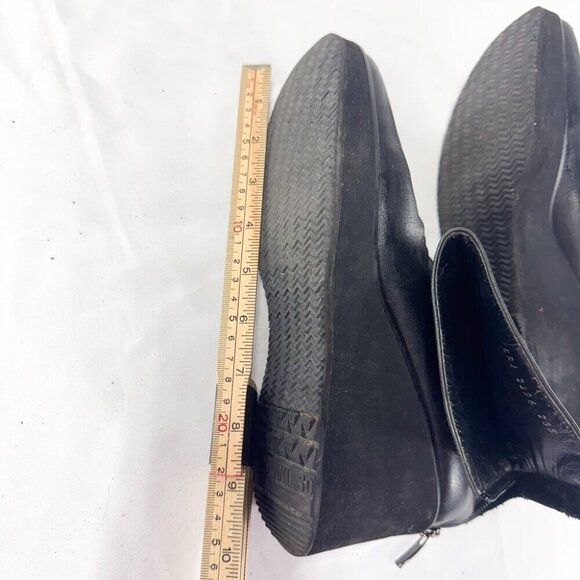 LEATHER PLATFORM BOOTS SIZE 7 - Picture 7 of 8